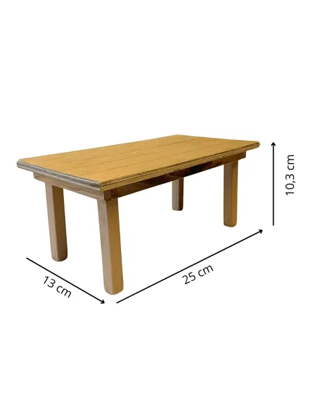 Tavolo Eco in legno per statue da 25 cm