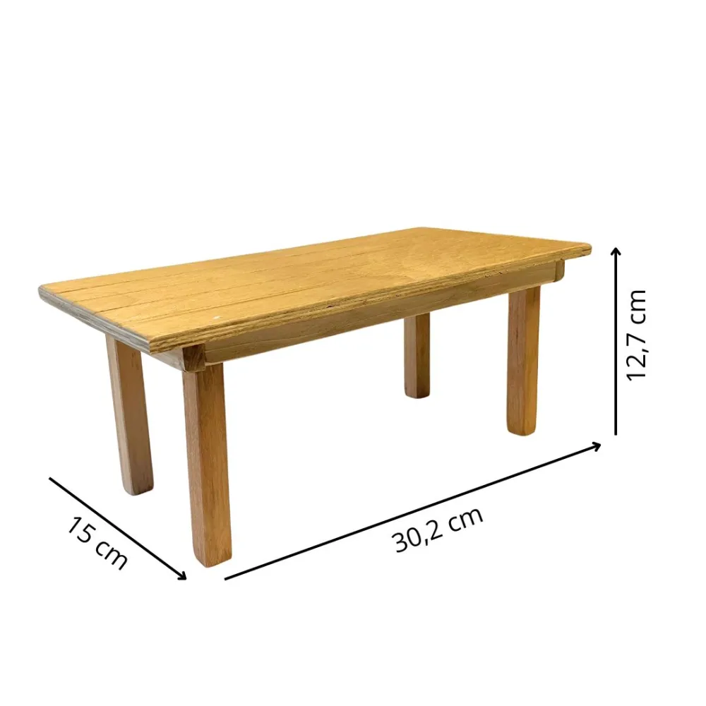 “Eco” wooden table for 30 cm Nativity figures