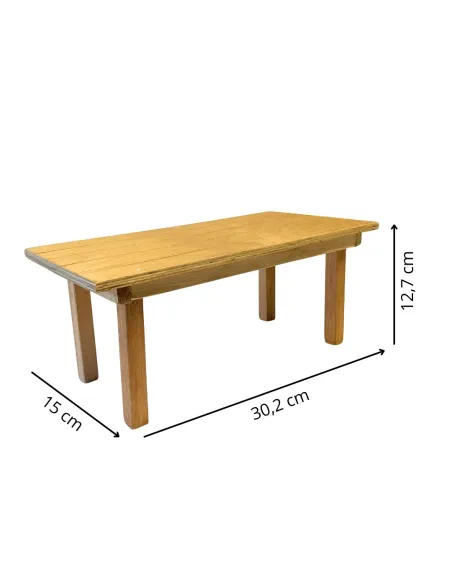 “Eco” wooden table for 30 cm Nativity figures