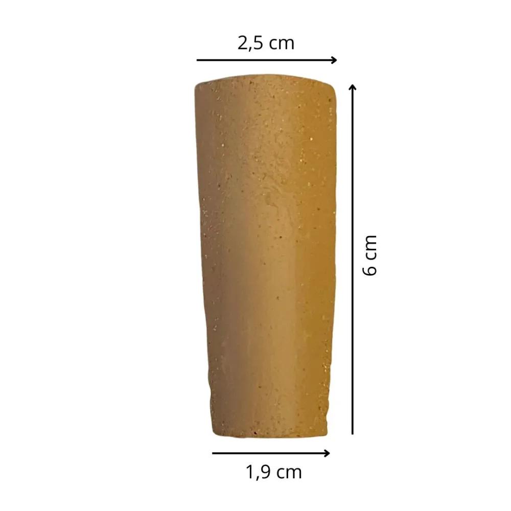 Confezione da 25 pezzi tegole in terracotta per statue da 25-30 cm