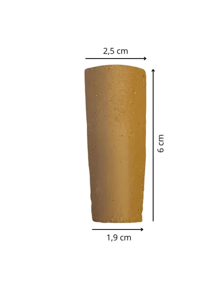Confezione da 25 pezzi tegole in terracotta per statue da 25-30 cm