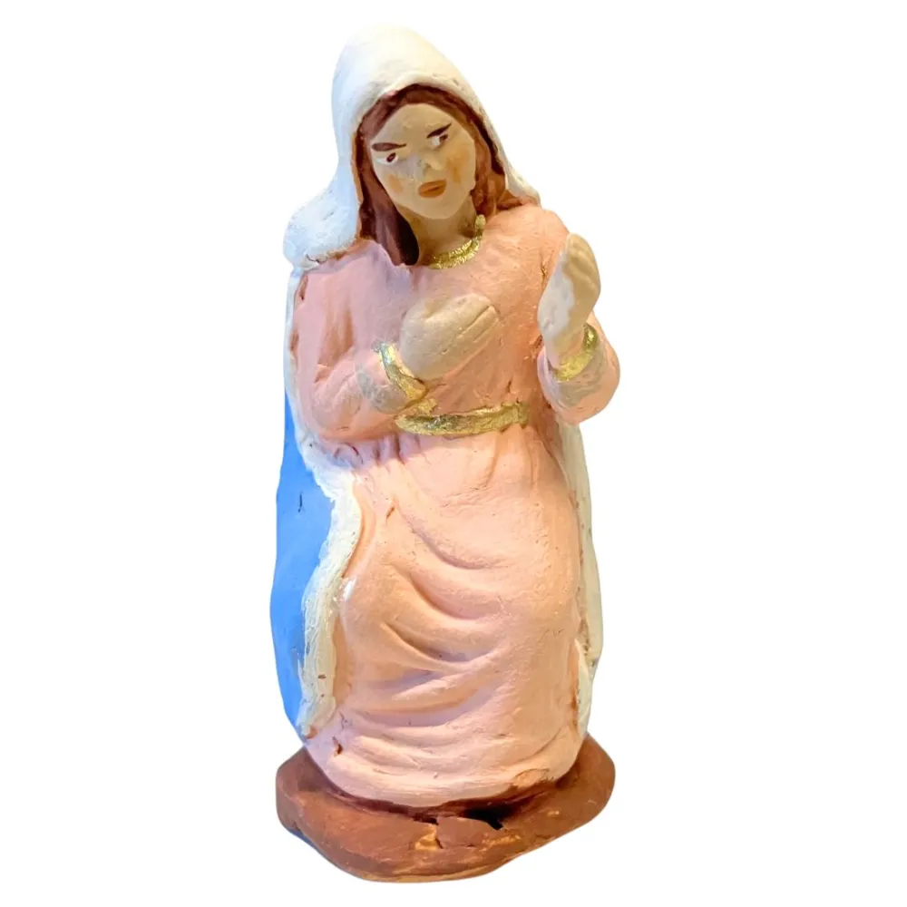7 cm Terracotta Five-Piece Nativity Set