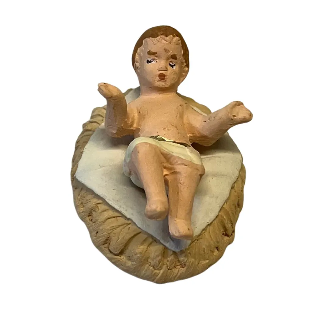 7 cm Terracotta Five-Piece Nativity Set