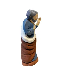 San Giuseppe in terracotta 7 cm 2