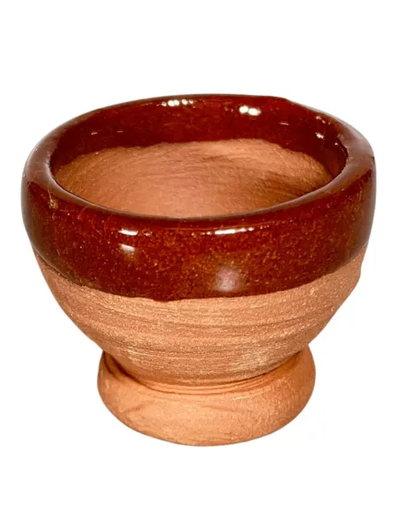 Set 6 pezzi in terracotta smaltata per statue da 20 cm