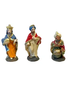 Set Re Magi in terracotta 7 cm