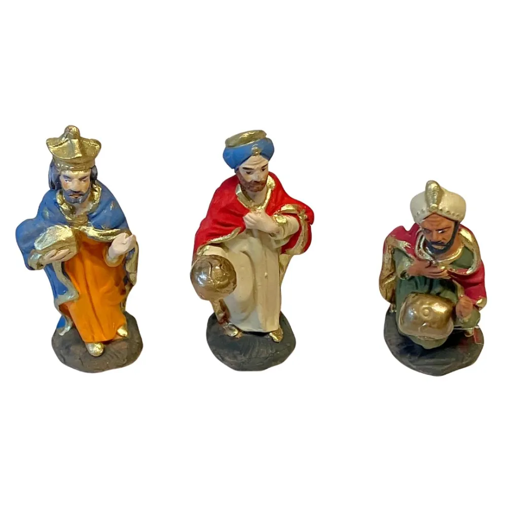 7 cm Terracotta Set of the Three Wise Men