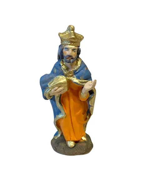 7 cm Terracotta Wise Man Bearing Gold