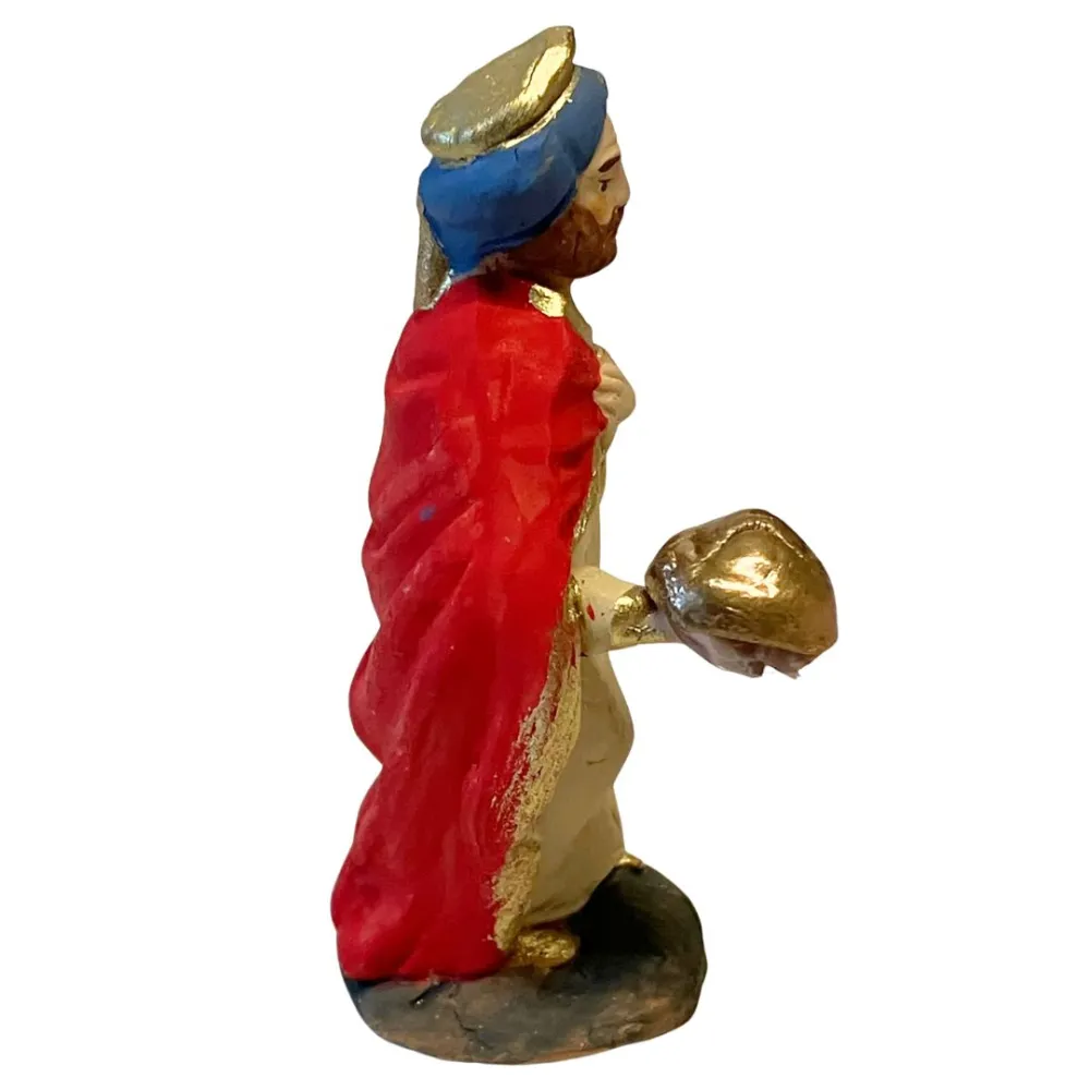 7 cm Terracotta Wise Man Bearing Frankincense