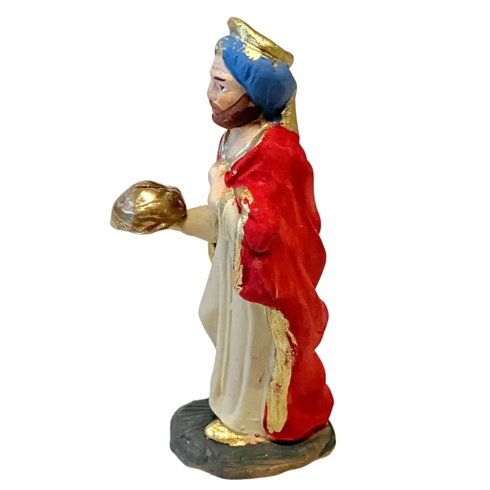 7 cm Terracotta Wise Man Bearing Frankincense