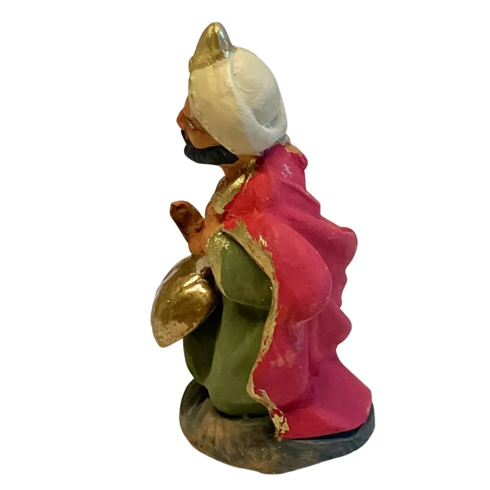 7 cm Terracotta Wise Man Bearing Myrrh