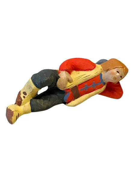 7 cm Terracotta Sleeping Young Man