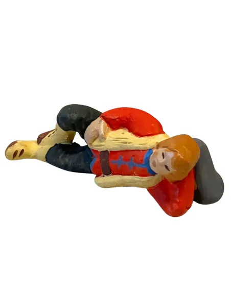 7 cm Terracotta Sleeping Young Man
