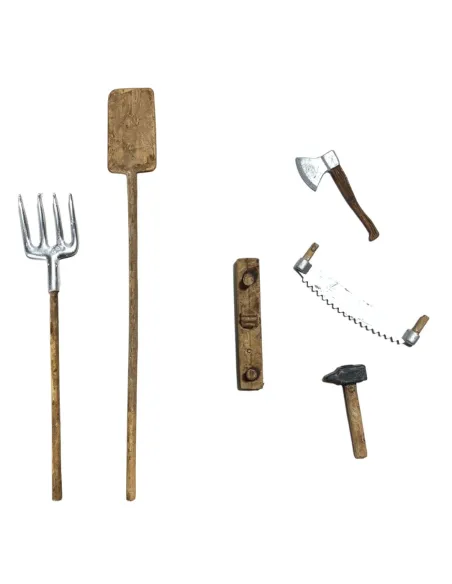 Set 6 utensili da lavoro per statue da 10 cm