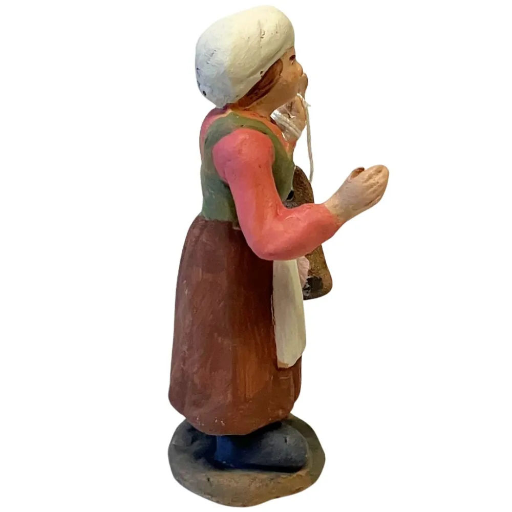 7 cm Terracotta Woman with Ham