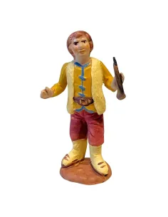 Pifferaio in terracotta 7 cm