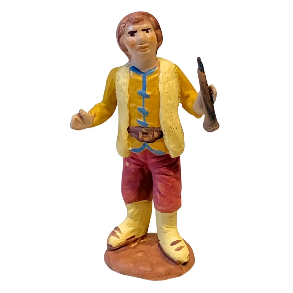 7 cm Terracotta Young Piper