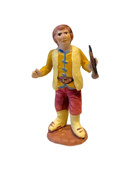 Pifferaio in terracotta 7 cm