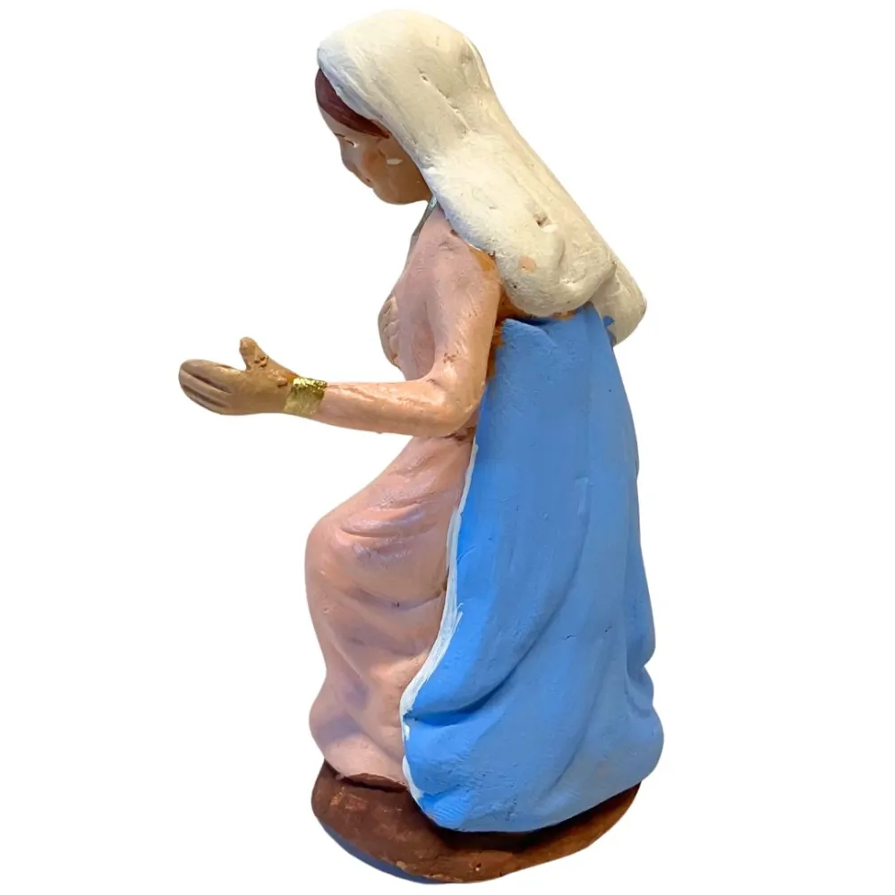 10 cm Terracotta Seated Madonna