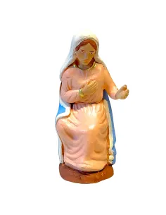 10 cm Terracotta Seated Madonna