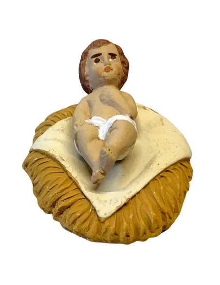 Gesù Bambino in terracotta per statue da 10 cm