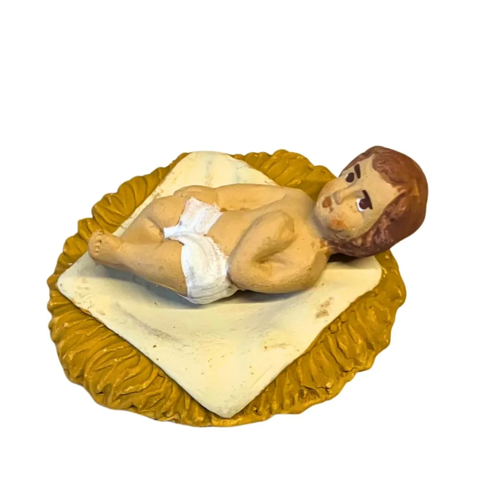 Terracotta Infant Jesus for 10 cm Nativity Figure