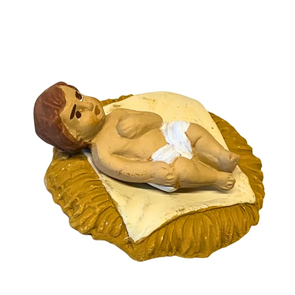 Terracotta Infant Jesus for 10 cm Nativity Figure