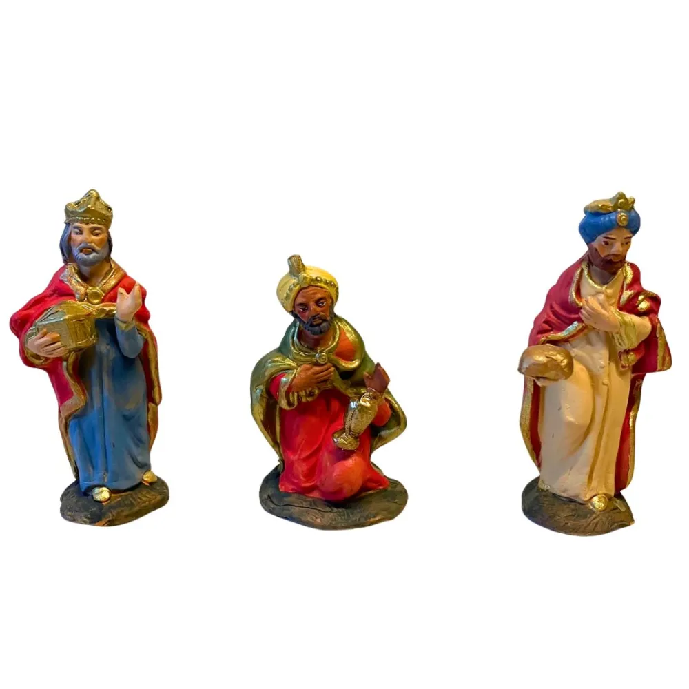 10 cm Terracotta Set of the Three Wise Men