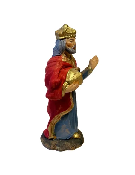 10 cm Terracotta Wise Man Bearing Gold
