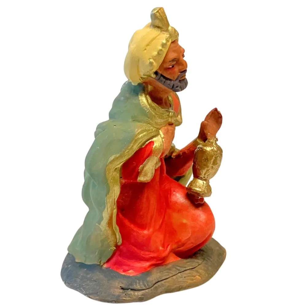 10 cm Terracotta Wise Man Bearing Frankincense