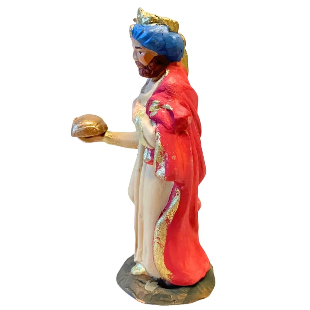 10 cm Terracotta Wise Man Bearing Myrrh