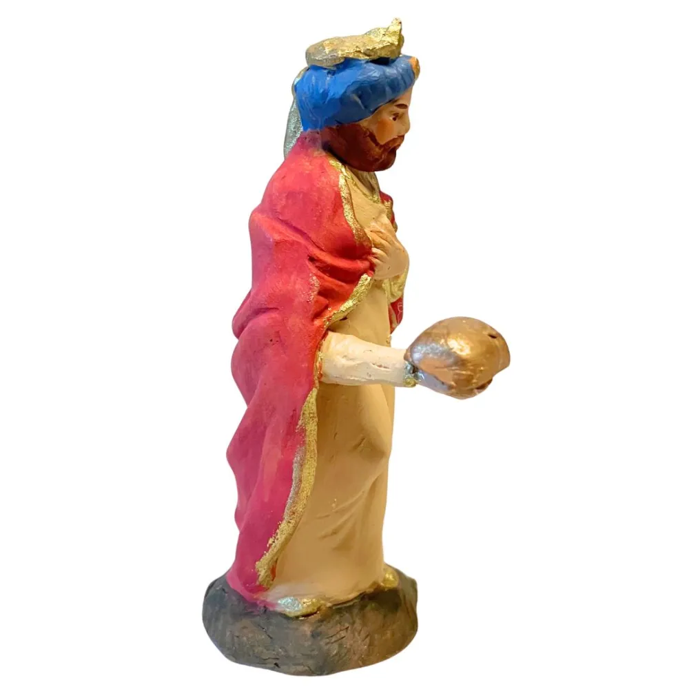 10 cm Terracotta Wise Man Bearing Myrrh