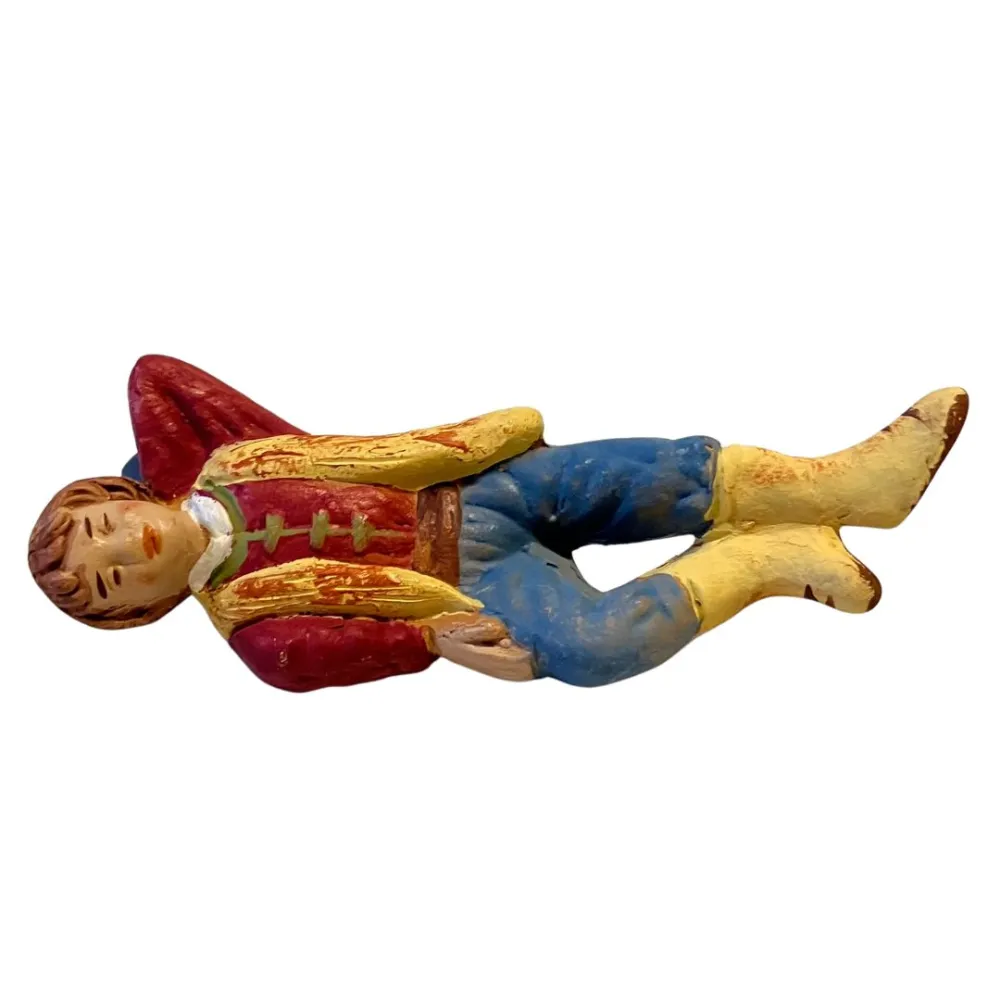 10 cm Terracotta Sleeping Man