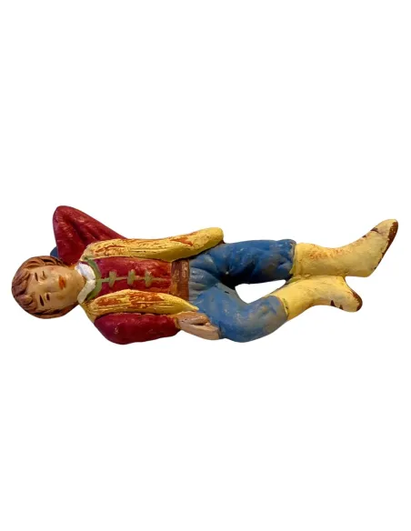 10 cm Terracotta Sleeping Man