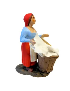 Lavandaia in terracotta 10 cm 2
