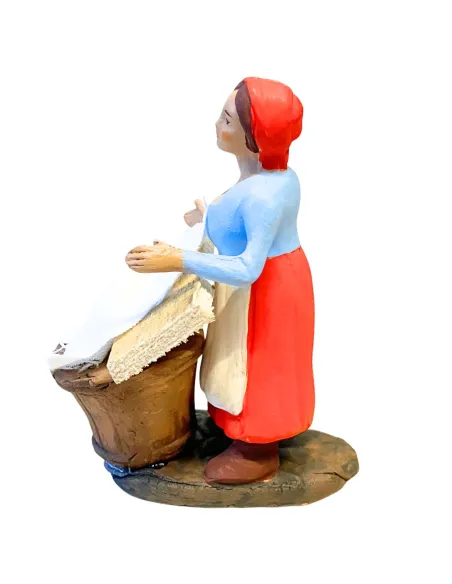 10 cm Terracotta Washerwoman