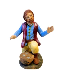10 cm Terracotta Beggar
