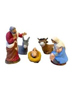 Set Natività 5 pezzi in terracotta 12 cm