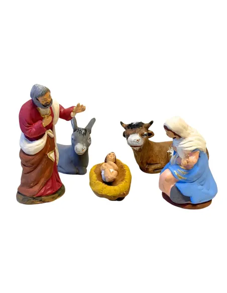 Set Natività 5 pezzi in terracotta 12 cm