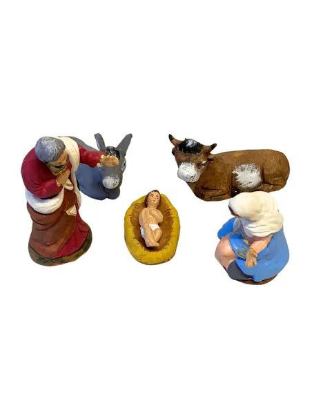 Set Natività 5 pezzi in terracotta 12 cm