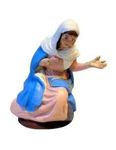 Terracotta Kneeling Madonna for 12 cm Nativity Figures
