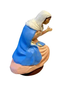 Terracotta Kneeling Madonna for 12 cm Nativity Figures 2
