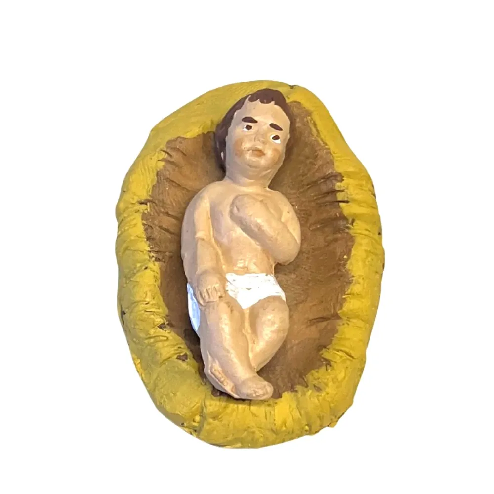 Terracotta Infant Jesus for 12 cm Nativity Figures