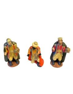 12 cm Terracotta Set of the Three Wise Men 2