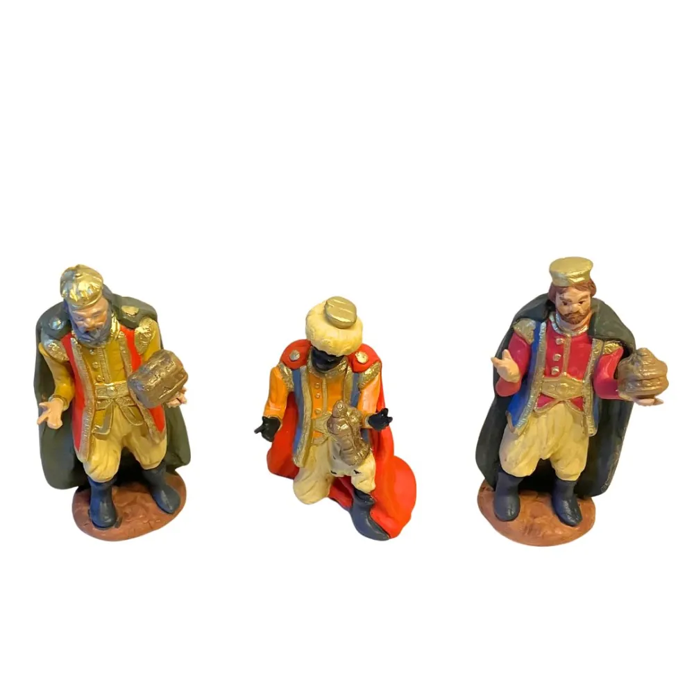 12 cm Terracotta Set of the Three Wise Men
