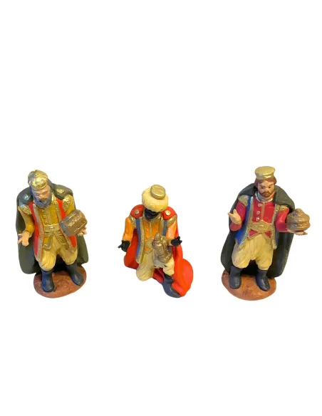 12 cm Terracotta Set of the Three Wise Men