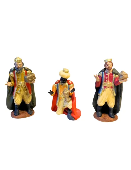 12 cm Terracotta Set of the Three Wise Men