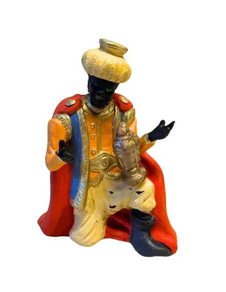 Terracotta Kneeling Wise Man Bearing Frankincense for 12 cm Nativity Figures