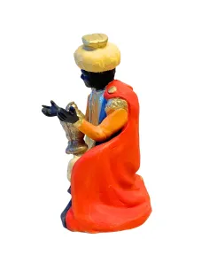 Terracotta Kneeling Wise Man Bearing Frankincense for 12 cm Nativity Figures 2