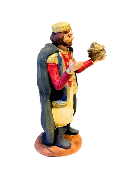 12 cm Terracotta Wise Man Bearing Myrrh